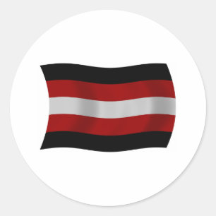 Adesivo de bandeira do Satanismo