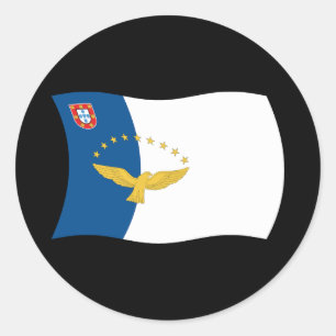 Adesivo de bandeira dos Açores