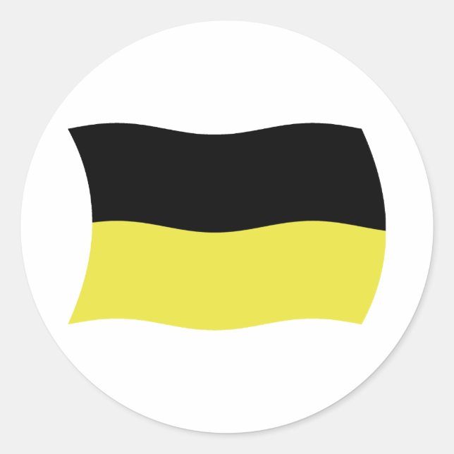 Adesivo de bandeira dos cassúbios (Frente)