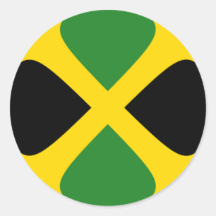 Adesivo de Bandeira Fisheye da Jamaica