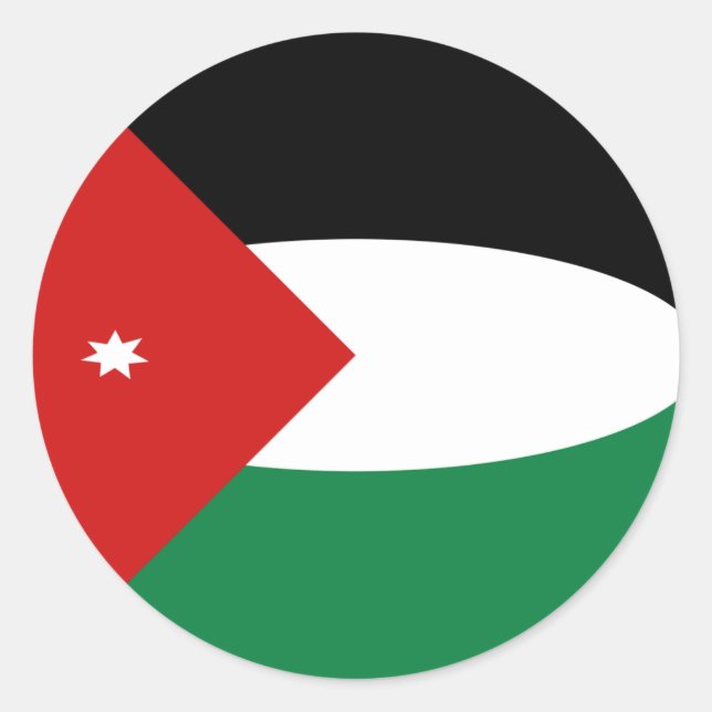 Adesivo de Bandeira Jordan Fisheye (Frente)