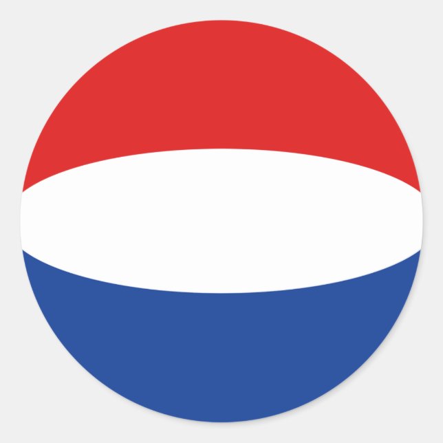 Adesivo de bandeira olho de peixe da Holanda (Frente)