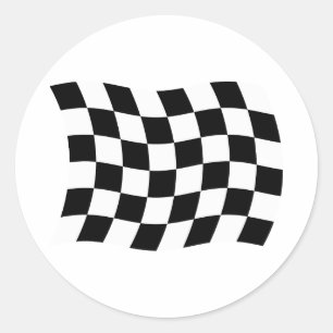Adesivo de Bandeira Xadrez