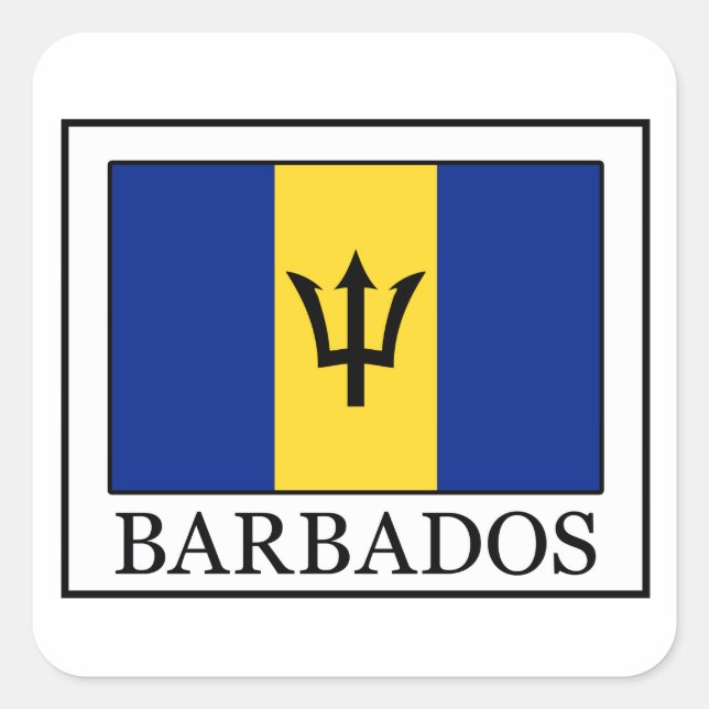 adesivo de Barbados (Frente)