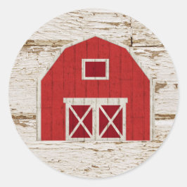 Adesivo de Bebê da Red Barn Farm