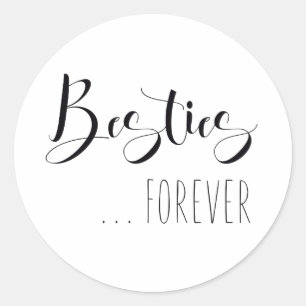 Adesivo De "Besties amigo para sempre"