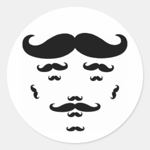 Adesivo de bigode 100%