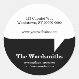 Adesivo de bolhas de voz