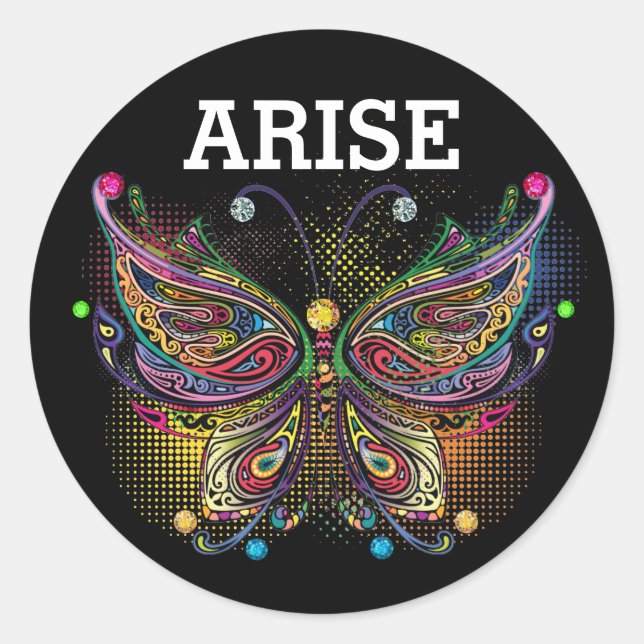 Adesivo de borboleta (Frente)