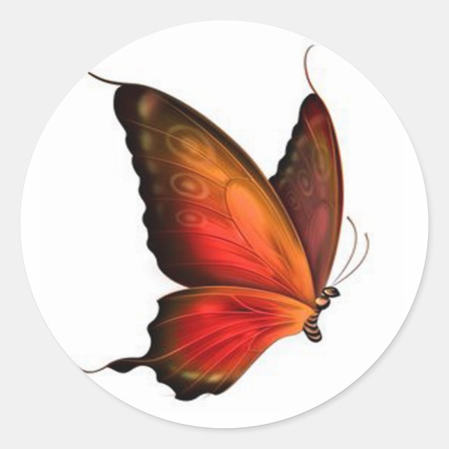 Adesivo de borboleta de cauda variável (Frente)