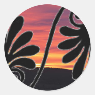 Adesivo de borda sunset