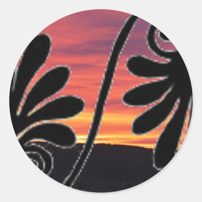 Adesivo de borda sunset (Frente)
