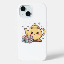 Adesivo de Bule de Chá Kawaii Fofo para Estudo de