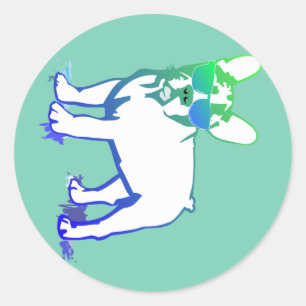 Adesivo de Bulldog Francês interno