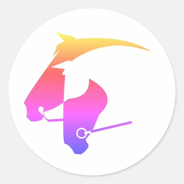 Adesivo de Cabeças do Arco-íris (Frente)