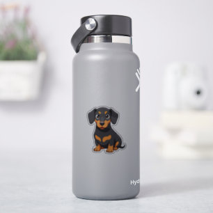 Adesivo de Cachorrinho Dachshund Fofo – Olhos Gran