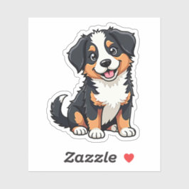 Adesivo de cachorrinho Kawaii Aussie Shepherd sorr