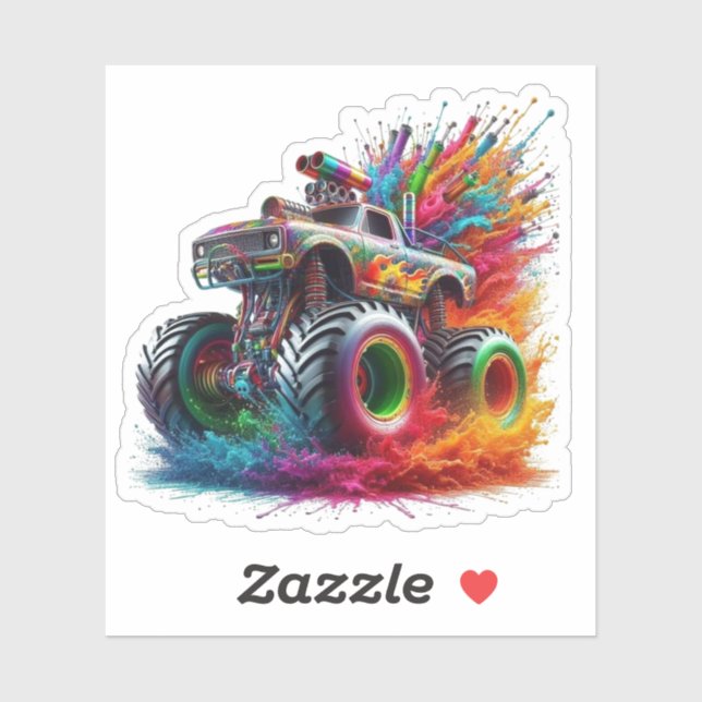 Adesivo de caminhão personalizado (Folha)