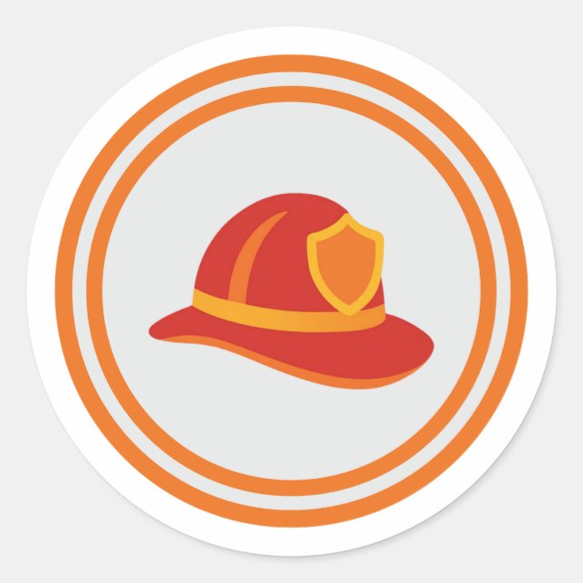 Adesivo de Capacete de Bombeiro (Frente)