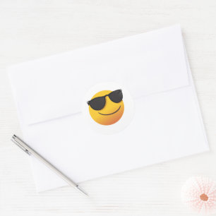Adesivo de Carinha Sorridente Legal Design de Em