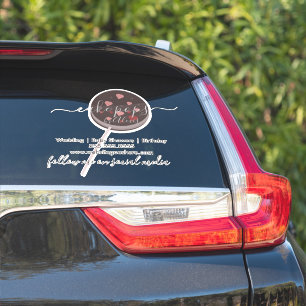 Adesivo de Carro de Negócios de Padaria de Logo de