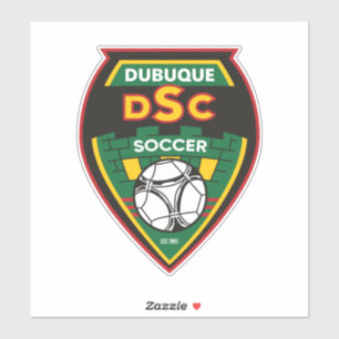Adesivo de carro do Dubuque Soccer Club