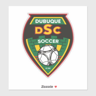 Adesivo de carro do Dubuque Soccer Club