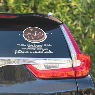 Adesivo de Carro Logotipo da Padaria de Biscoitos