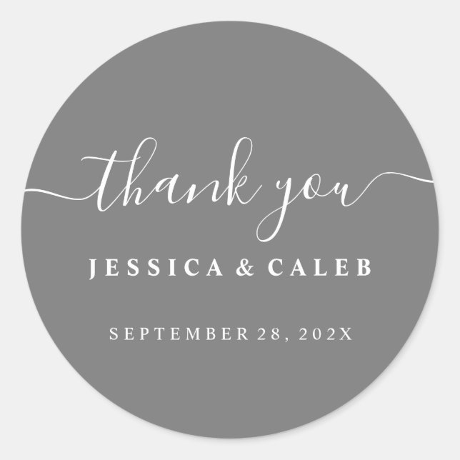 Adesivo de Casal Agradecido - Adicione Sua Cor (Frente)