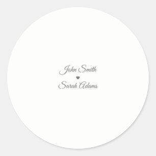 Adesivo de Casamento Simples e Elegante