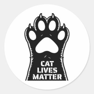 Adesivo De Cat Lives Sticker