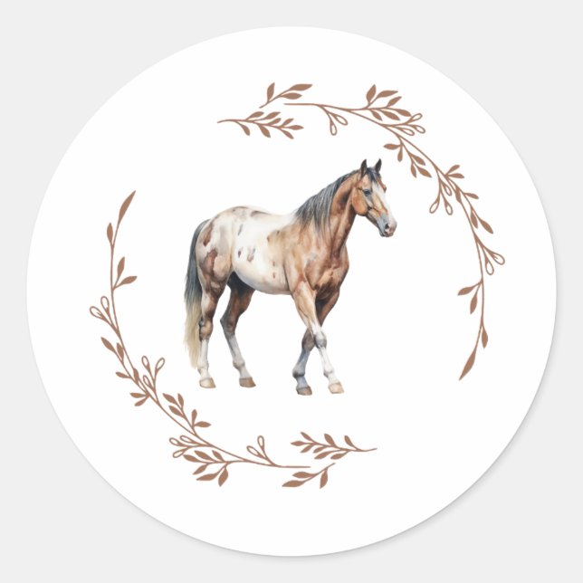 Adesivo de Cavalo Appaloosa (Frente)