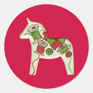 Adesivo de Cavalo de Costura