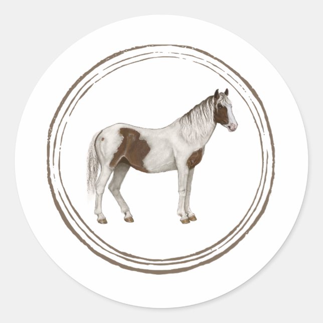 Adesivo de Cavalo Pintado (Frente)