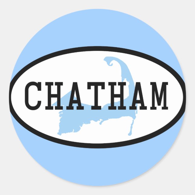 Adesivo de Chatham, MA (Frente)