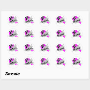 Adesivo de Cheerleader de Cheer Personalizado