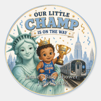 ADESIVO DE CHUVA DE BEBÊ MENINO LIL CHAMP NYC