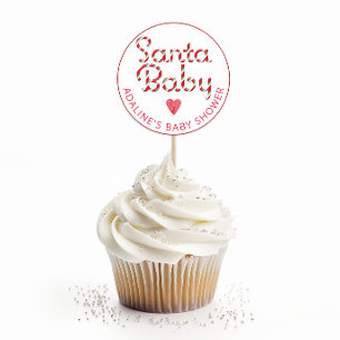 Adesivo de Chuveirinho de Bebê Natal Santa Baby