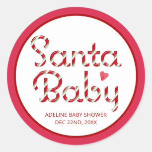 Adesivo de Chuveiro de Bebê Natal Baby Vermelho