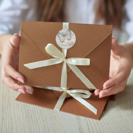 Adesivo de Chuveiro de Noiva Borboleta Bonita