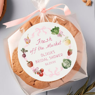 Adesivo de Chuveiro de Noiva Fresco do Mercado