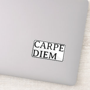 Adesivo de citação latina Carpe Diem