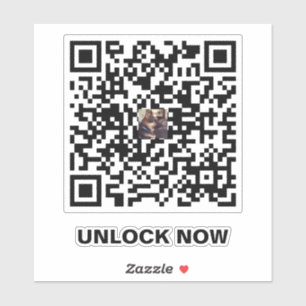 Adesivo de Código QR Incrível – Conecte-se para Am
