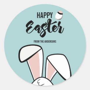 Adesivo de Coelhinhos de Páscoa
