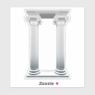 Adesivo de Colunas Iônicas