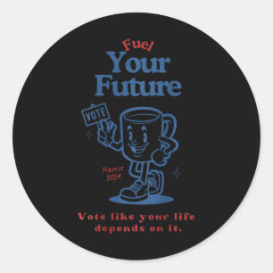 Adesivo Dê Combustível À Sua Votação Futura Como A Sua Vid