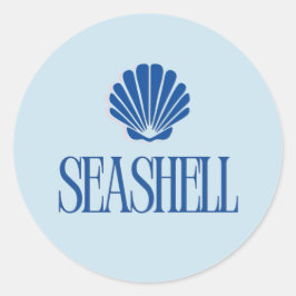 Adesivo de Concha Marinha