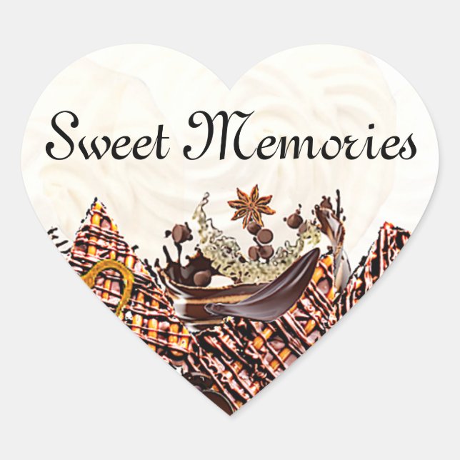 ADESIVO DE CORAÇÃO DE CHOCOLATE (Frente)