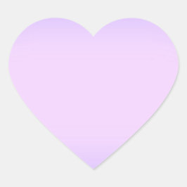 Adesivo de Coração de Lavanda Rosa