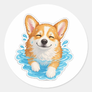 Adesivo de Corgi Fofo, Presente para Amantes de Cã